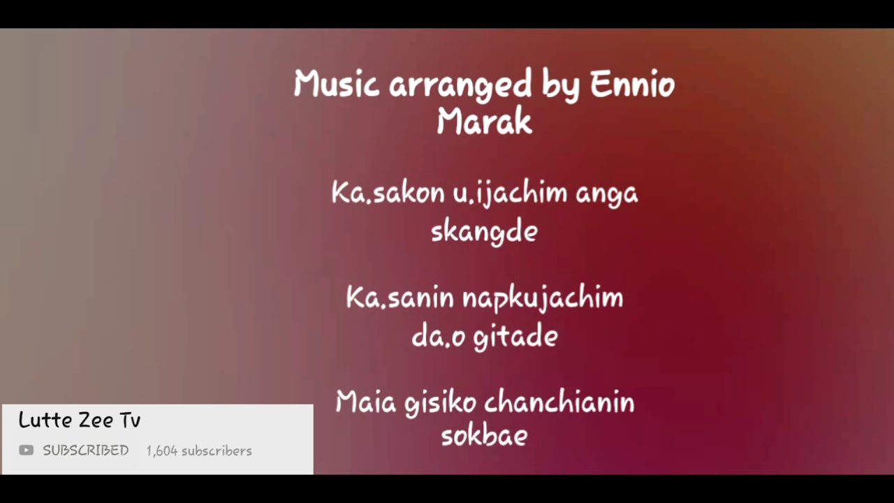 Garo RIP RAP Ka.sakon U.ijachim Karaoke(Track)