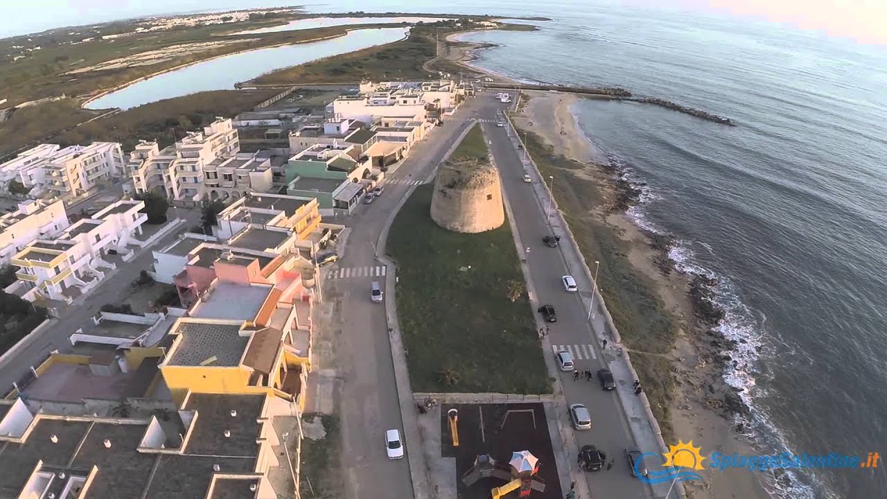 La Spiaggia di Torre Mozza di Ugento   video effettuato con drone sulla zona della torre
