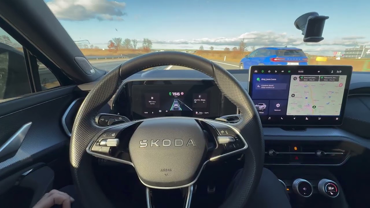 Škoda Kodiaq Sport (2025) - legálních 150km/h + chování auta ve vysokých rychlostech 