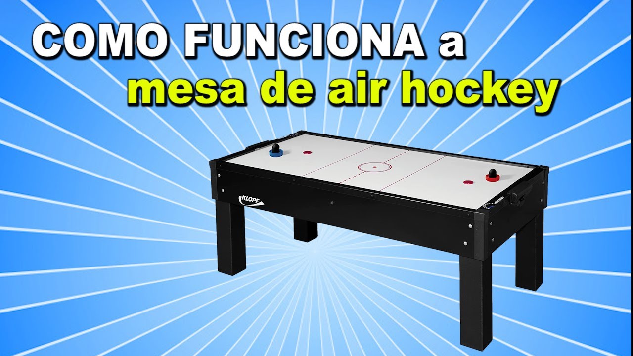 COMO FUNCIONA a mesa de air hockey ?