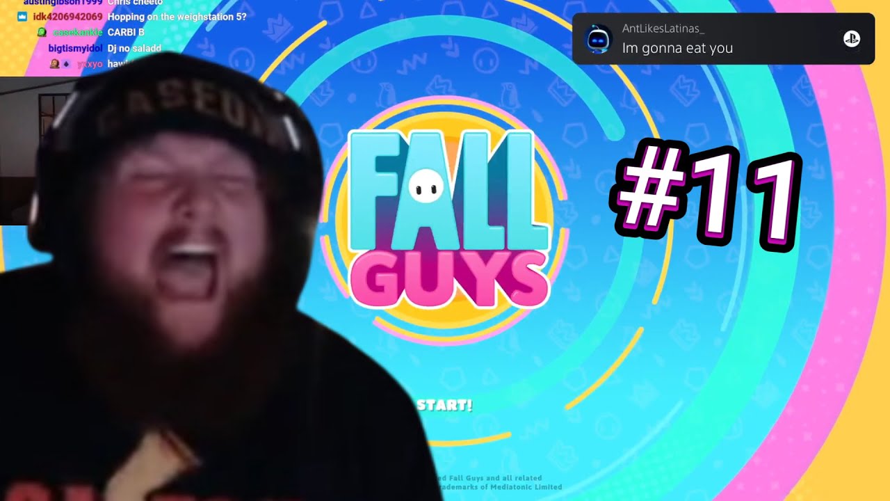 Caseoh играет в [Fall Guys] [часть 11]