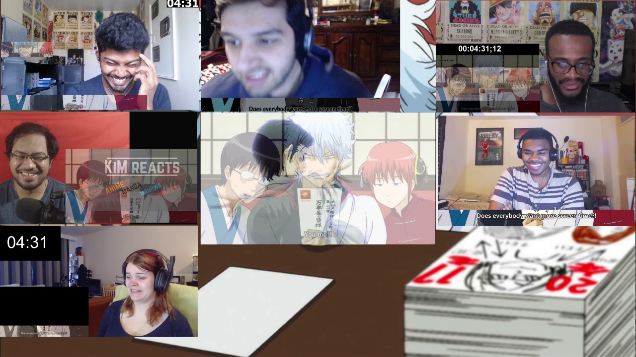 Gintama(Happy New Year's/Valentine's Days) Episode 204 1/3 Reaction Mashup
