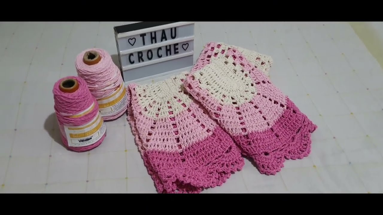 Produção Completa do Jogo de Banheiro Claudilene 💖 | Crochê Feito com Amor por Thau Crochê
