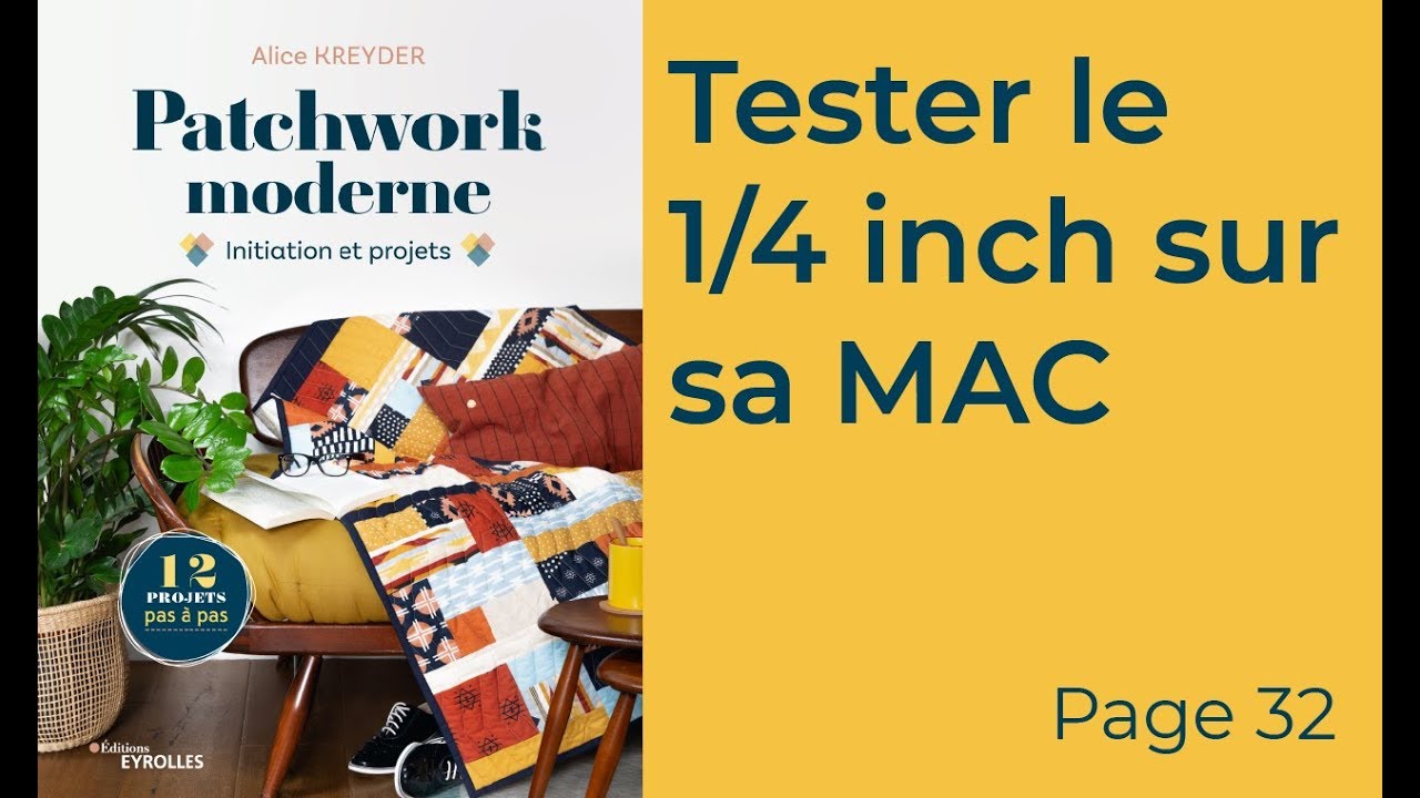 Tester la valeur de couture Patch (1/4 inch)