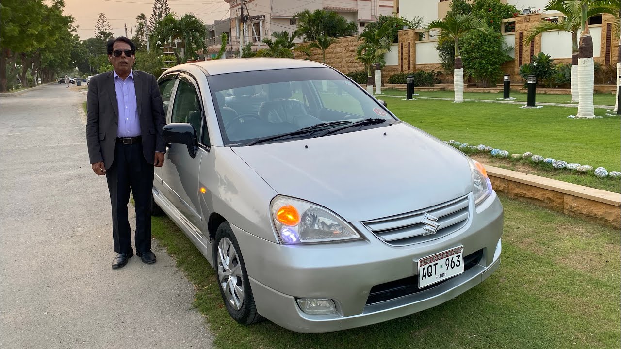Dr Used Classic 1st Owner Suzuki Liana 2008 Rxi Power Demand 1095,000 Contact 03022633796 In Karachi