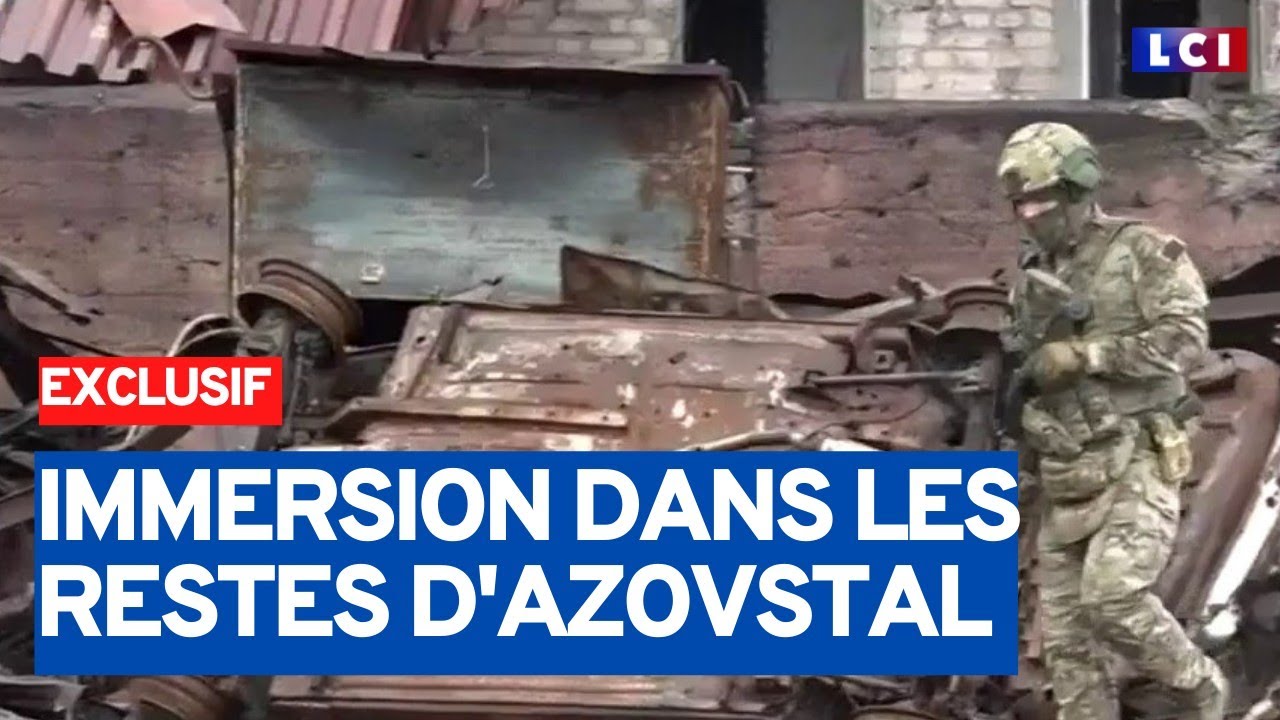 Immersion dans les restes d'Azovstal - EXCLUSIF LCI