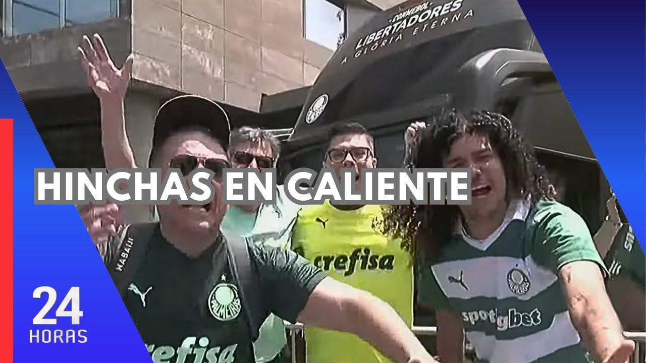 Copa Libertadores: hinchas de Palmeiras toman calles de San Isidro previo a la final ante Flamengo