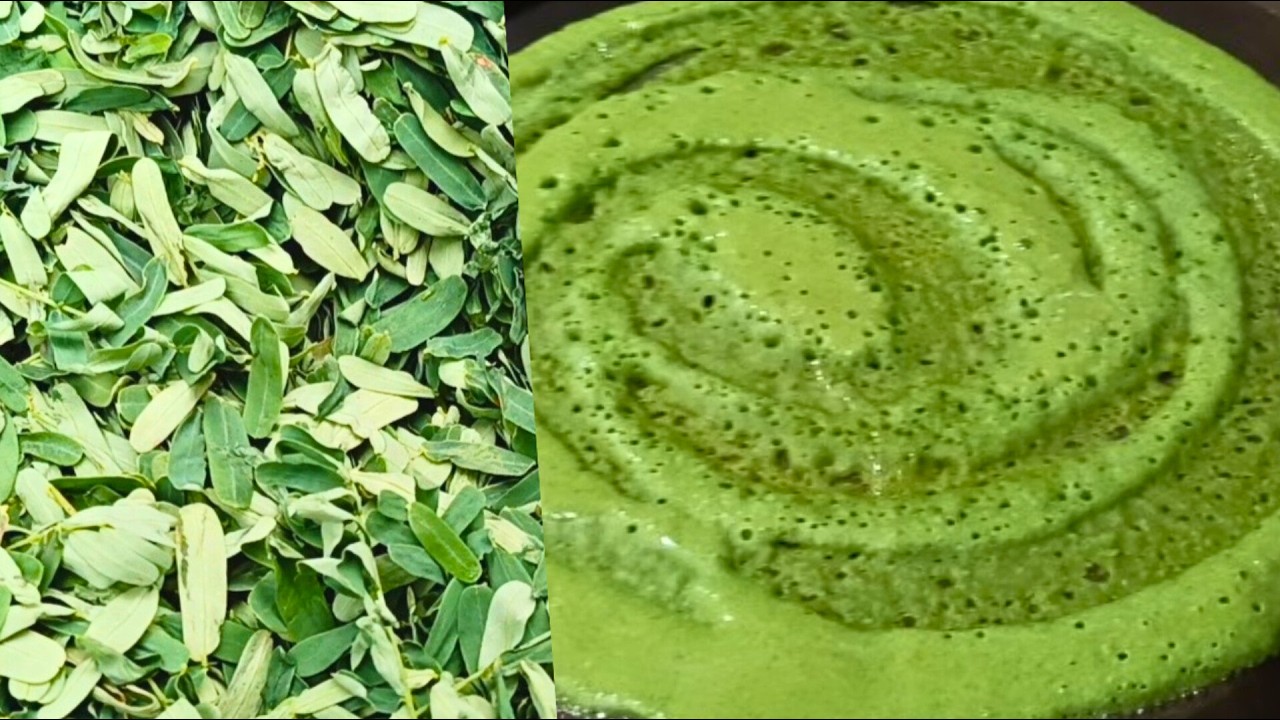 சத்தானா ஆரோக்கியம் நிறைந்த வாதநாராயணன் கீரை தோசை & வெங்காய சட்னி | 💪Keerai Dosa With Onion Chutney.