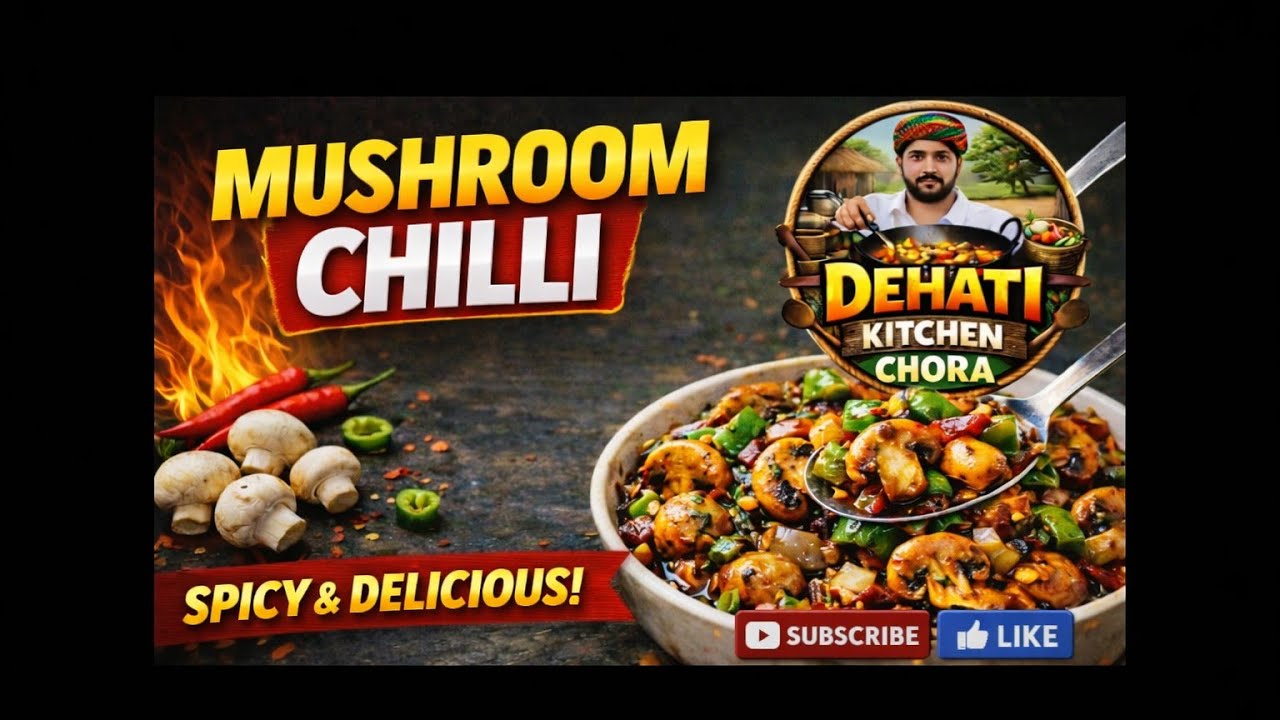 Mushroom Chilli🤤🤤👌🥰#mushroomrecipe #mushroomchilli #chillimushroom #tranding #youtube #food #viral 