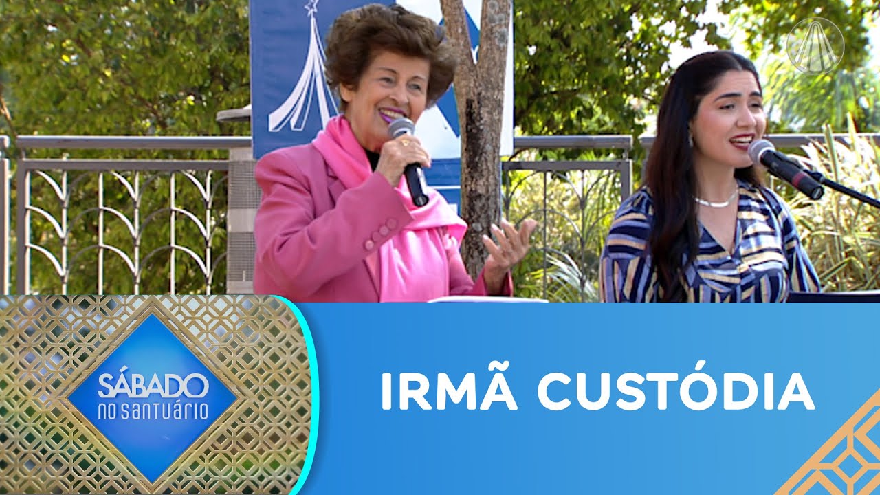Irmã Custódia e Juliana Gianetti cantam louvores ao Senhor