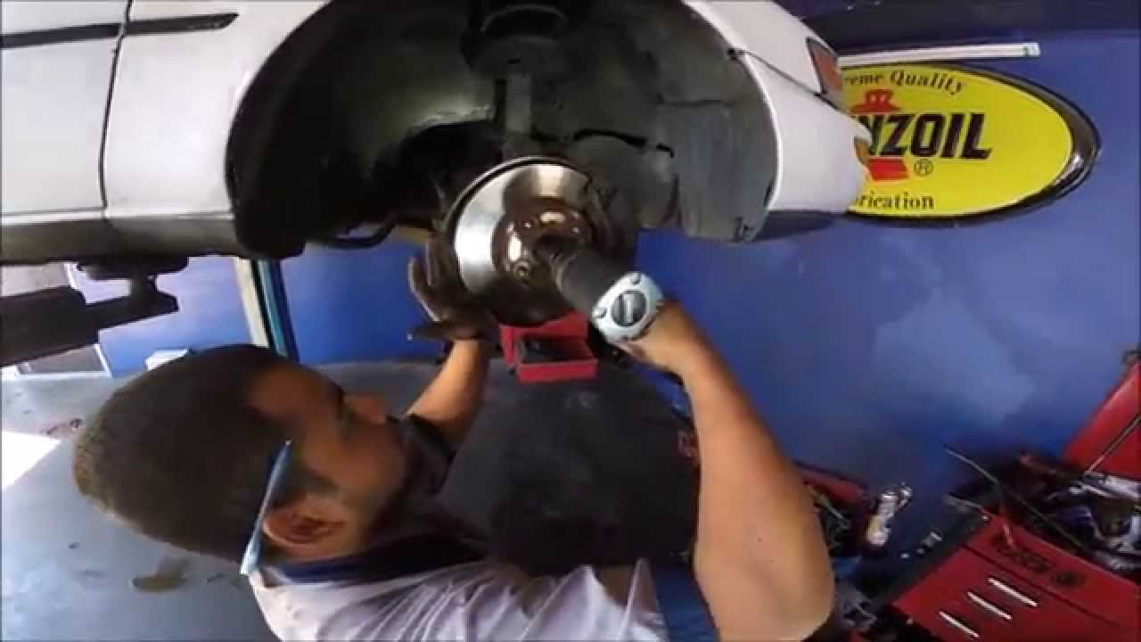 How to replace an axle. 93 Toyota Corolla