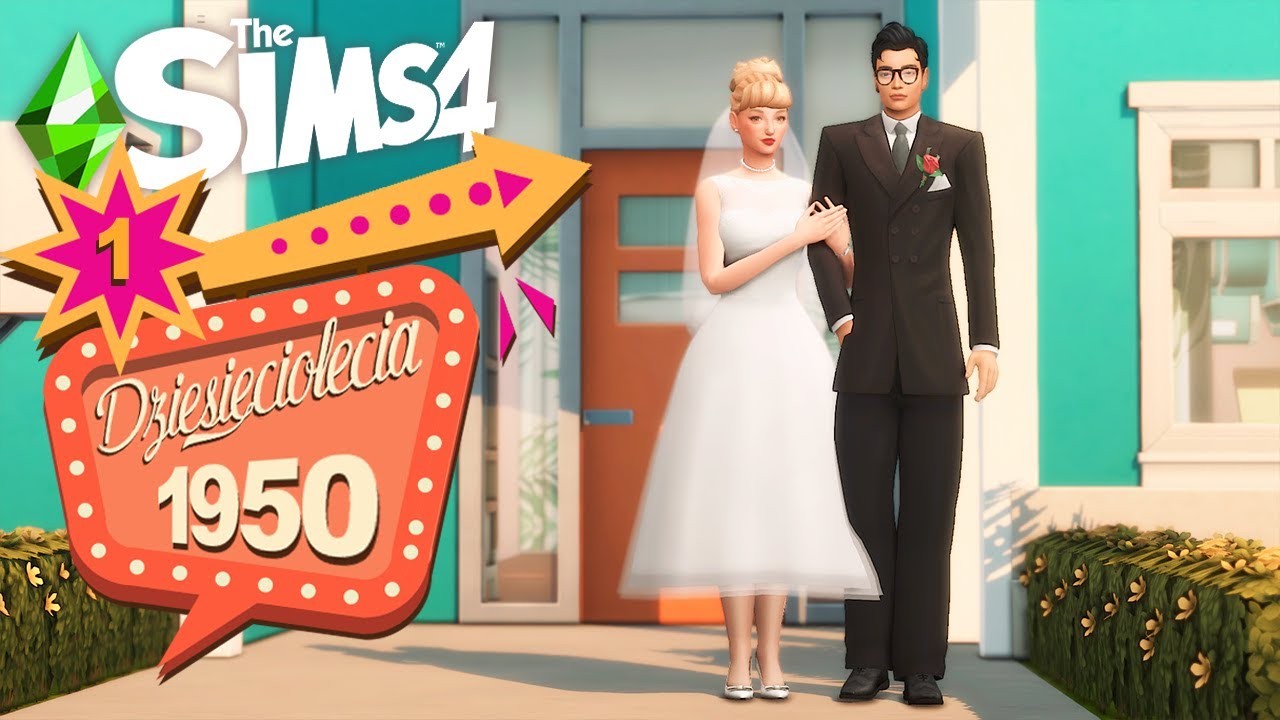 NOWA dekada! Witaj w OAZIE ZDR&Oacute;J!👗1950👶🍼#1 |WYZWANIE DZIESIĘCIOLECI| The Sims 4
