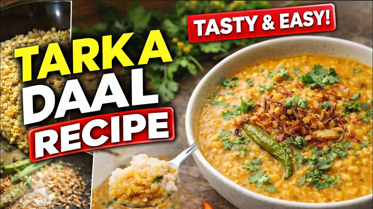 Tarka Daal Recipe 🍲 simple, tasty aur perfect comfort food! easy ingredients, quick steps