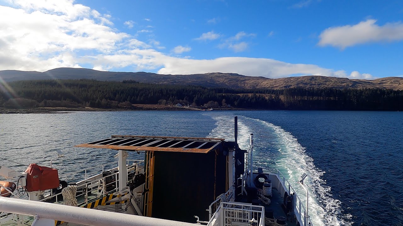 Taking the ferry from Fishnish to Lochaline - Back to the mainland | Road Tripping Scotland Ep. 19