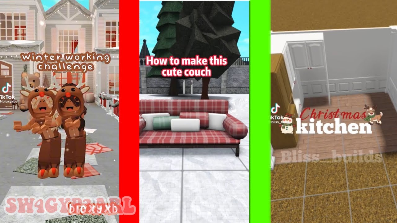 Bloxburg compilation ❄️🥛🍪 #02