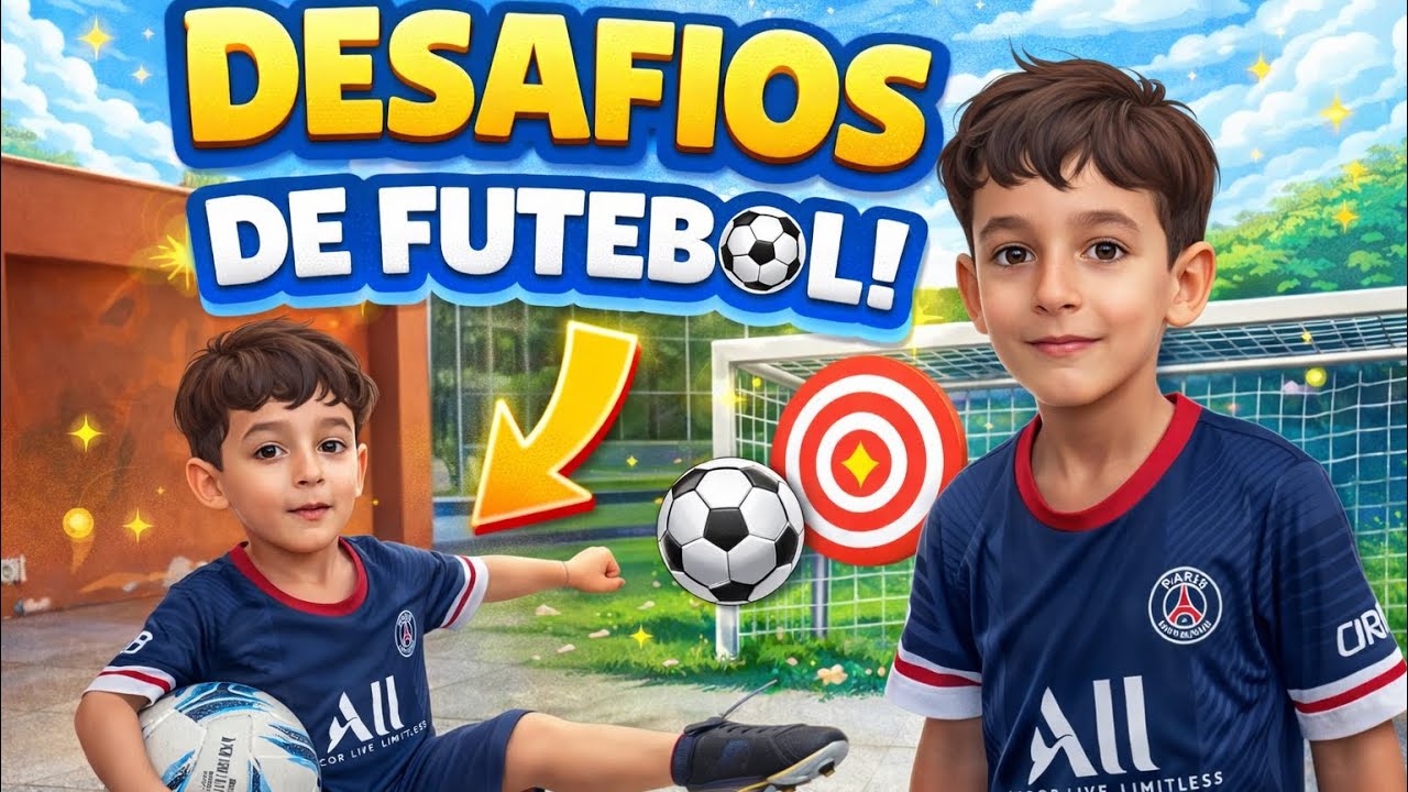 DESAFIOS DE FUTEBOL com o Bê ⚽🔥 | Será que ele conseguiu?