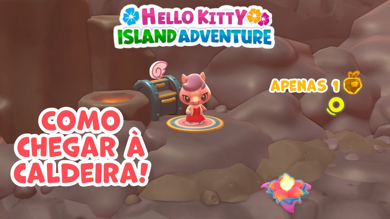 Escalando o Monte Esquentadinho 🌋| Hello Kitty Island Adventure PT-BR