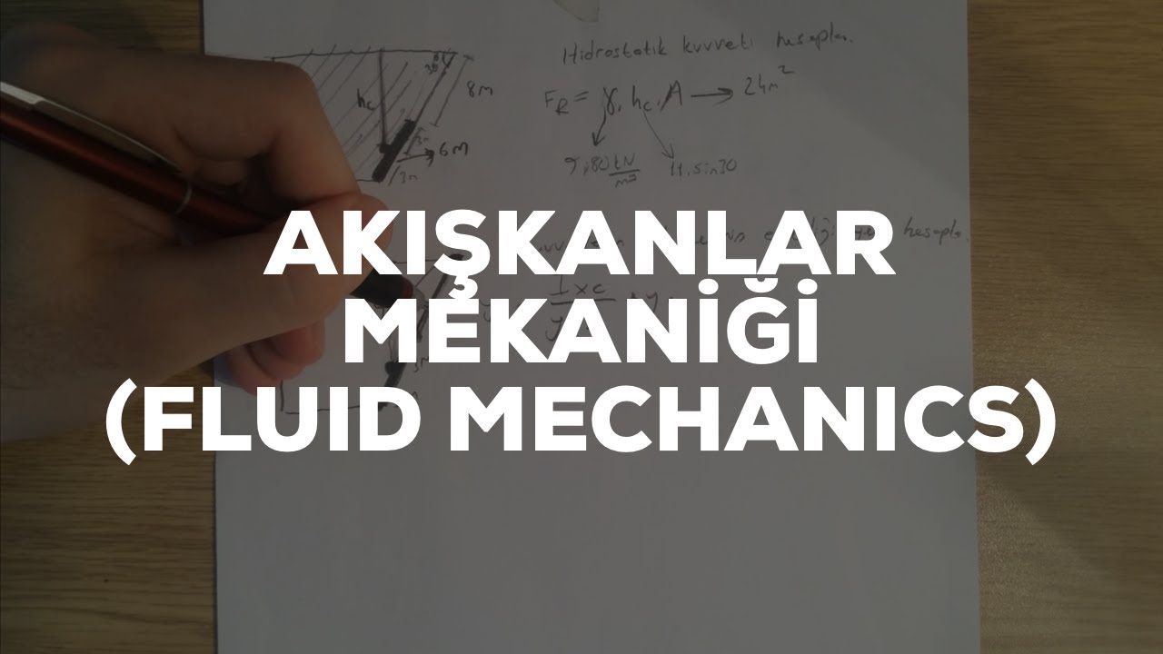 Akışkanlar Mekaniği Bernoulli Denklemi Soru Çözümü 1