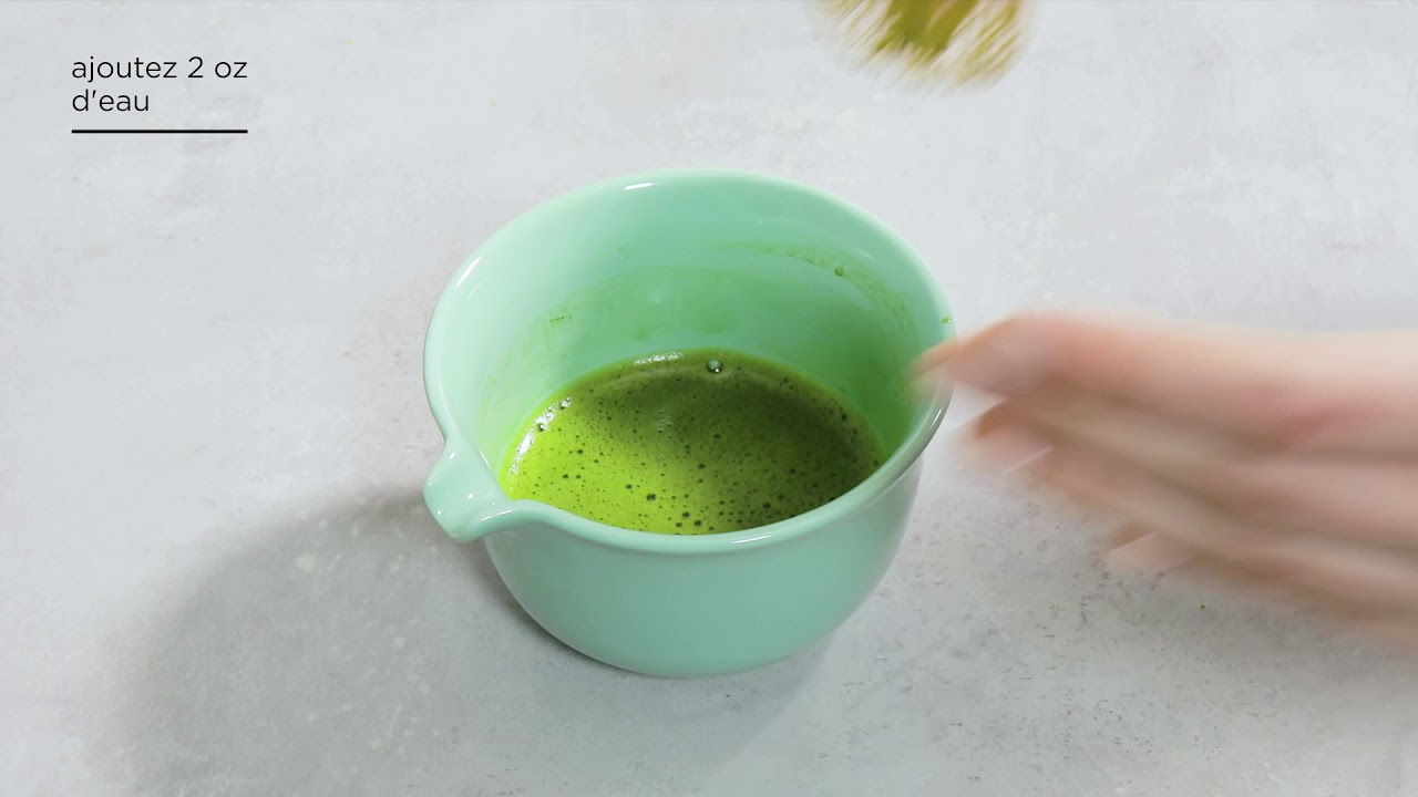 COMMENT FAIRE UN MATCHA LATTE GLACÉ