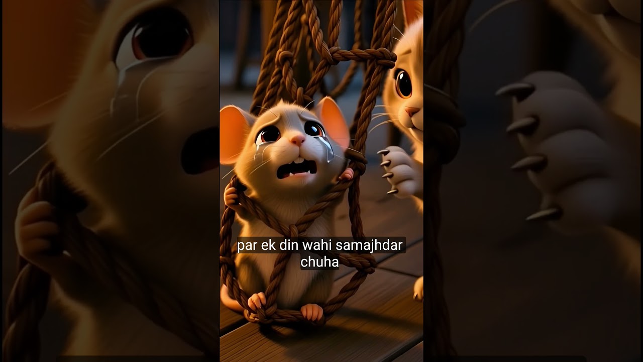 “Chuha aur Billi 🐭😼 | 3D Cartoon Moral Story 