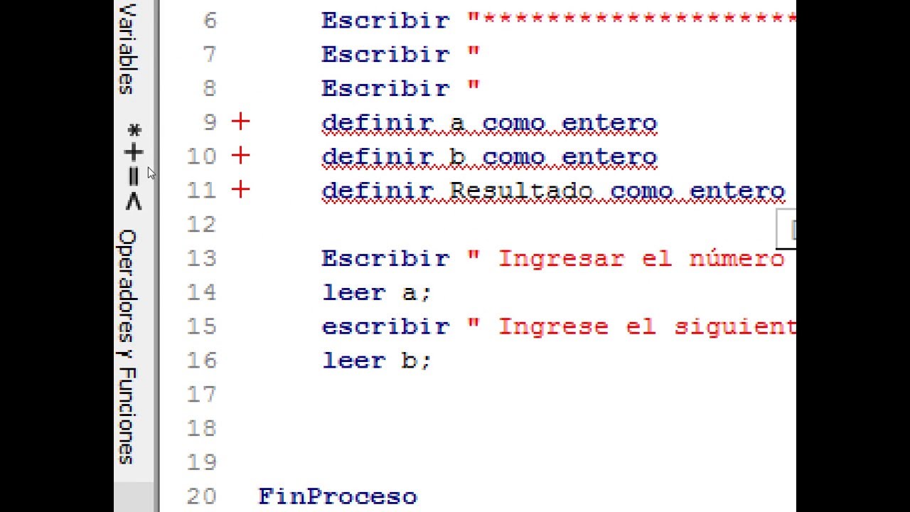 Algoritmo Para Sumar Dos Números