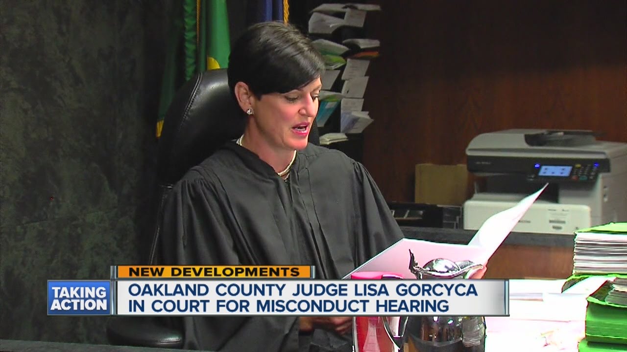 Disciplinary hearing for Judge Lisa Gorcyca
