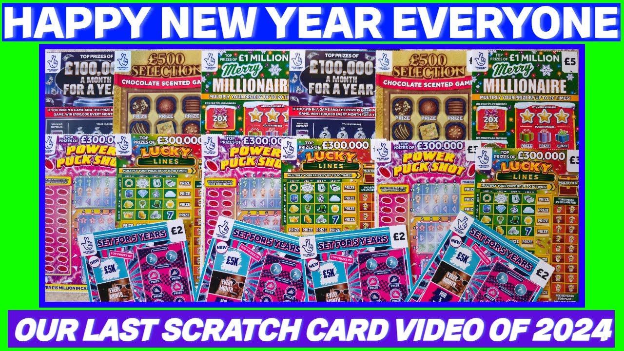 SCRATCH CARDS: £56 Mix Of National Lottery Scratch Cards 🎉🎉
