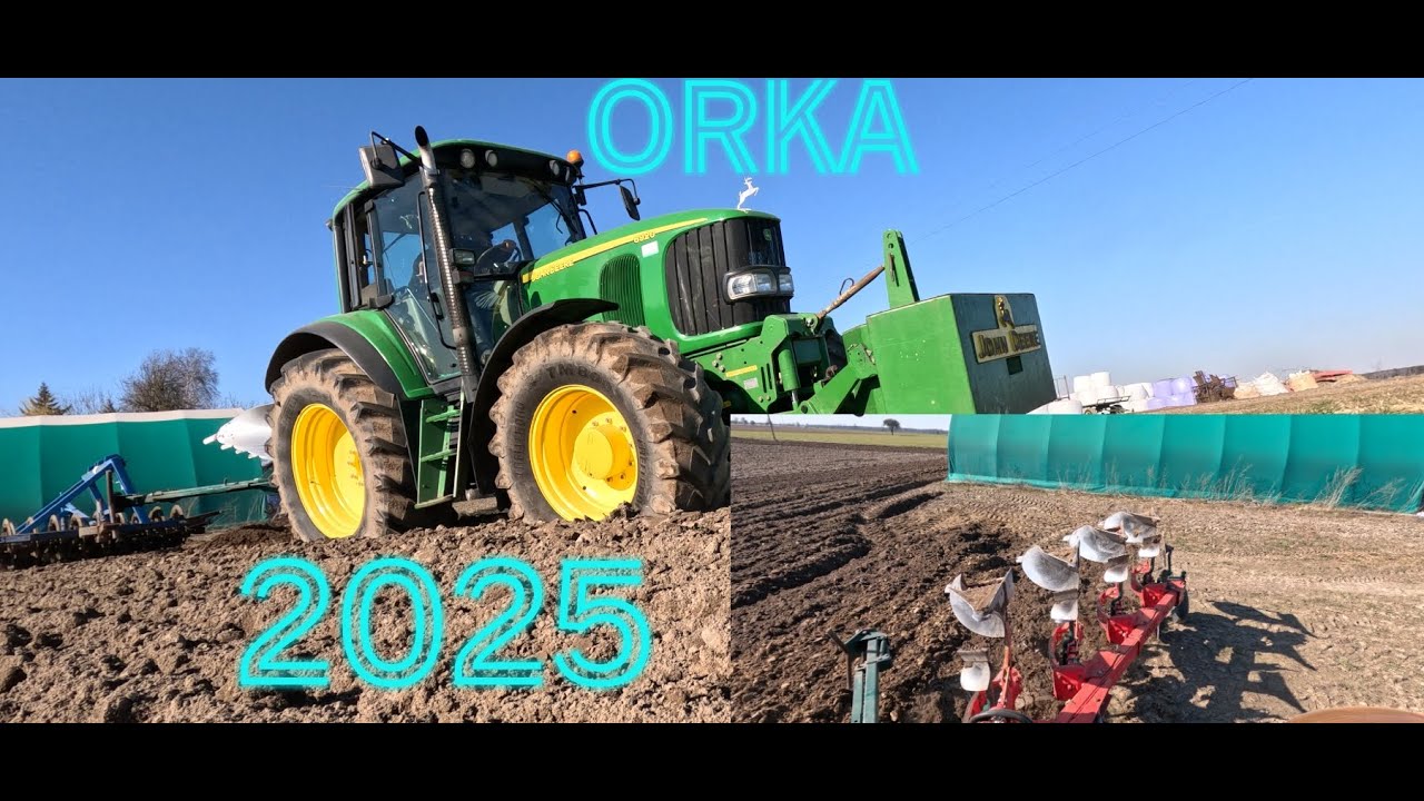 John deere 6920 + vogel noot + wał kambela orka na wiosnę pod kukurydzę