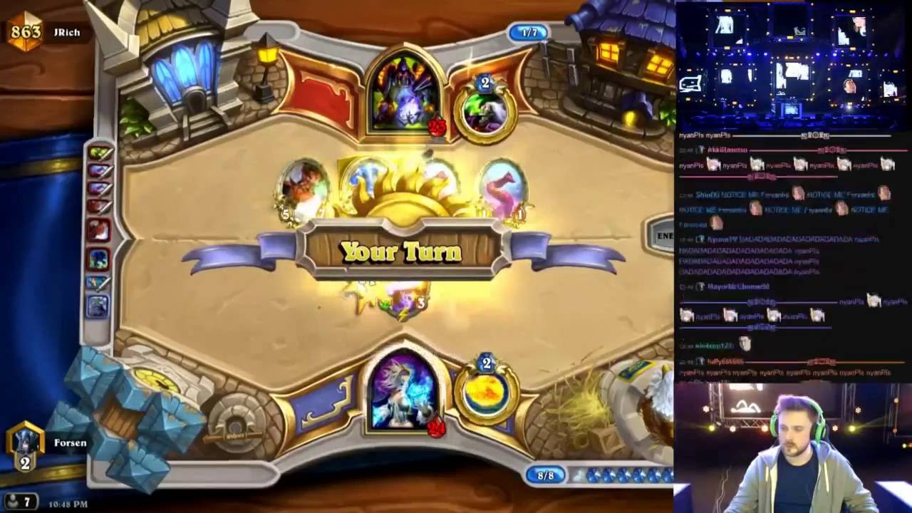 Forsen @ Dreamhack Mage vs Warlock