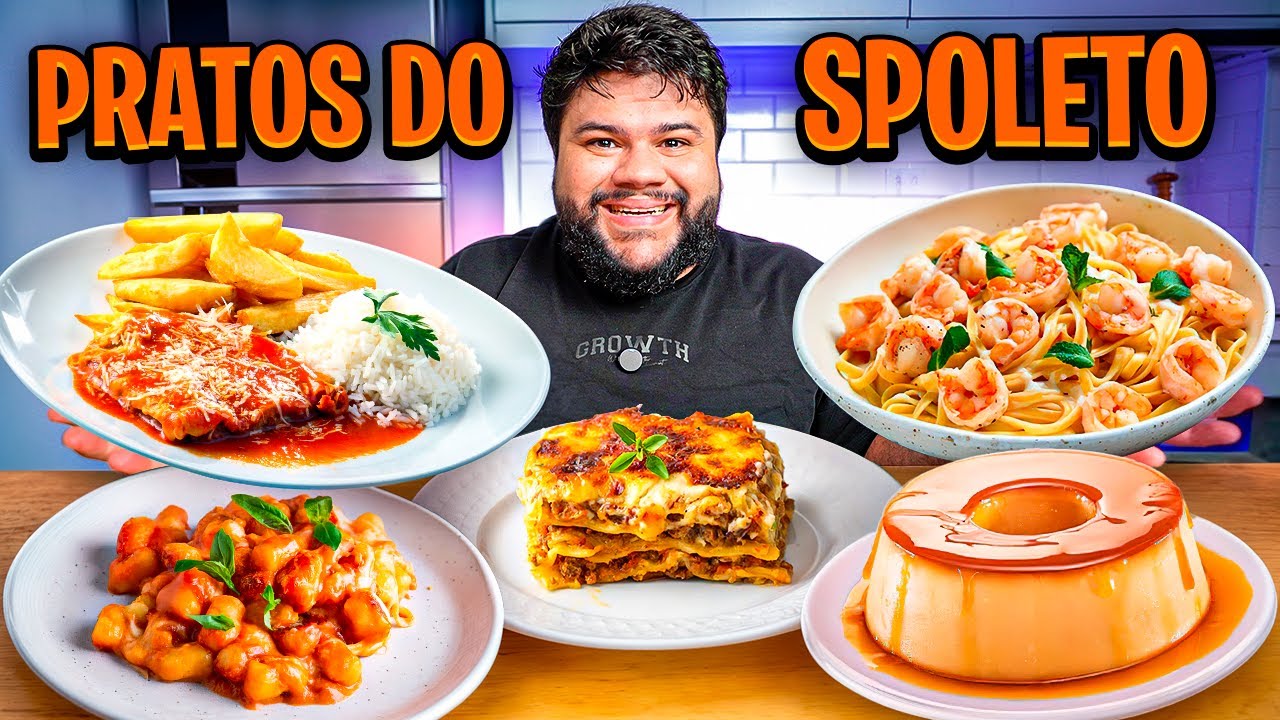Provando os Pratos do Spoleto!
