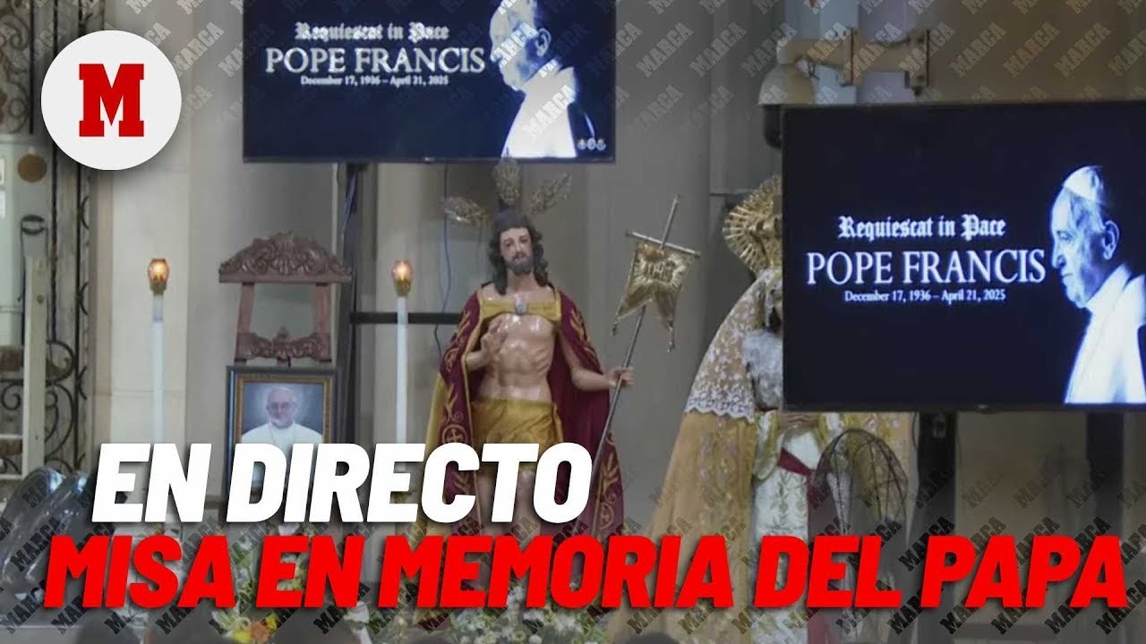DIRECTO CATEDRAL DE LA ALMUDENA (MADRID) Misa en memoria del Papa Francisco, en vivo