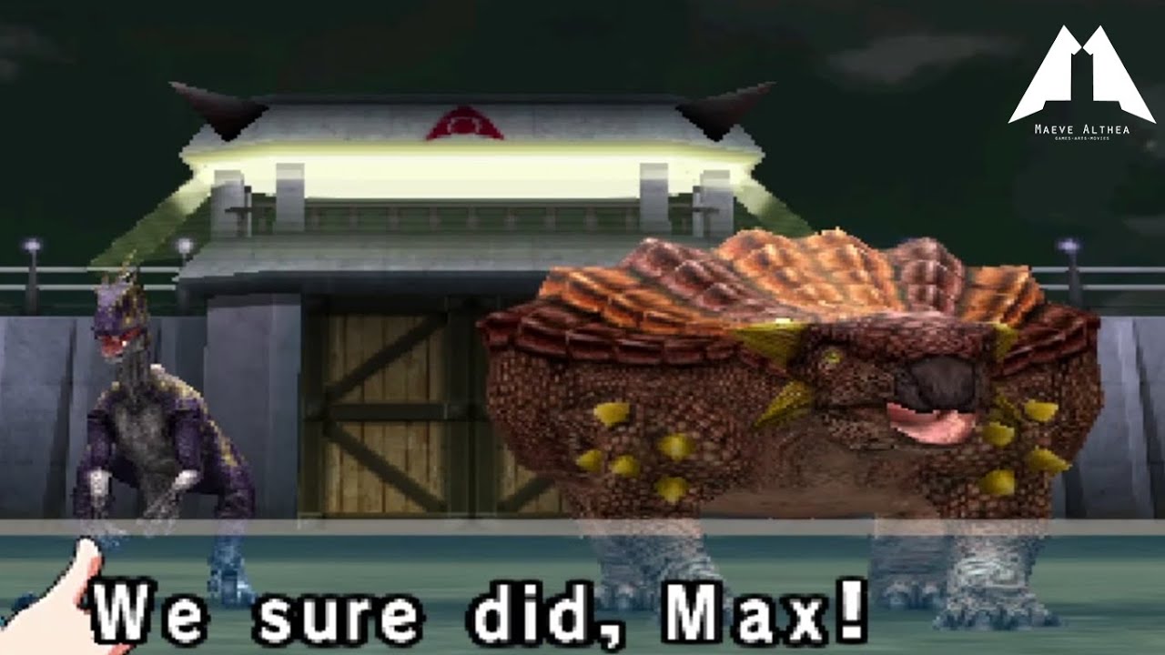 Utahraptor and Ankylosaurus Dinosaur King Arcade Game 古代王者恐竜キング D Team VS Alpha Fortress Hard