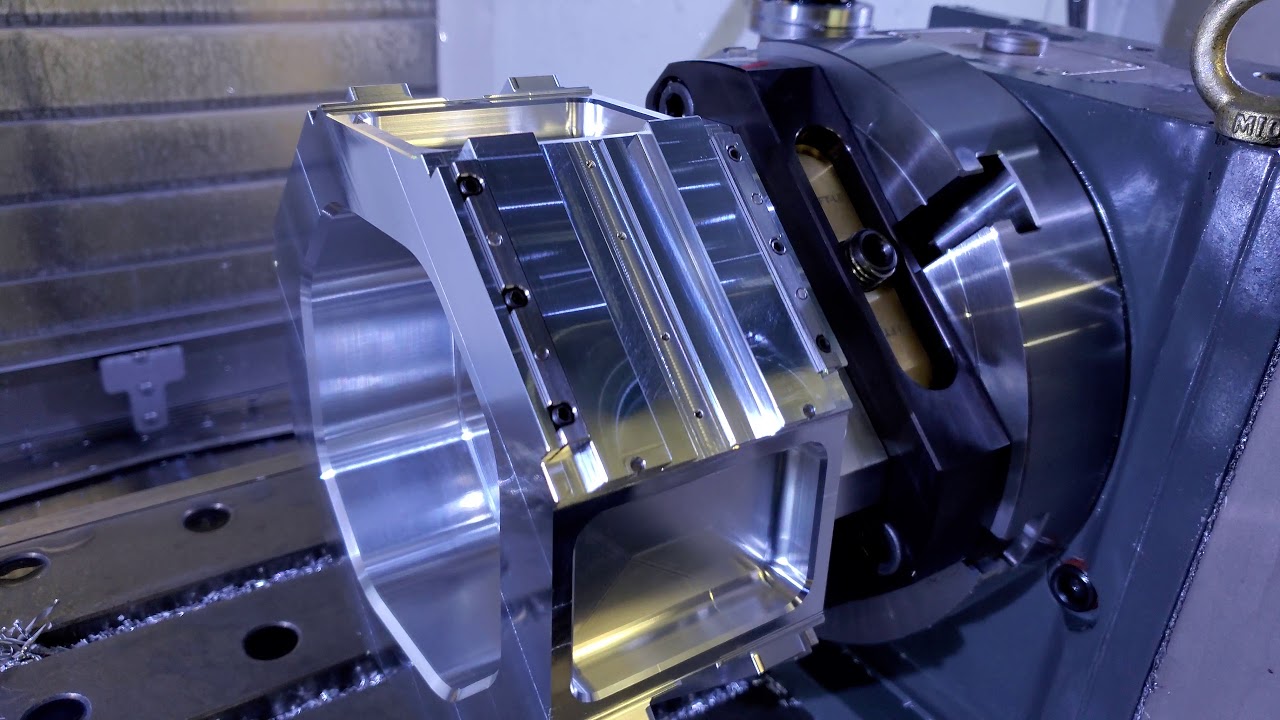 Haas VF4SS TRC210 4th Axis Fixture