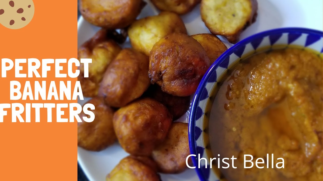 Perfect Accra banana with flour/banana fritters with flour/Accra banana quarantine meal|CHRIST BELLA