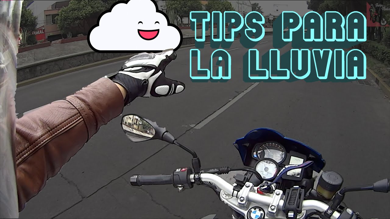 Tips básicos: Moto en lluvia