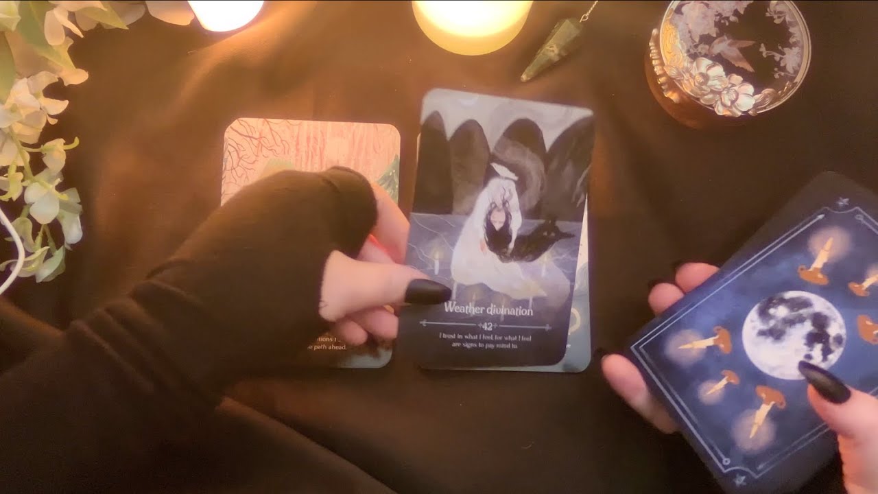 ASMR tarot reading for gaining clarity | quick 2 card spreads