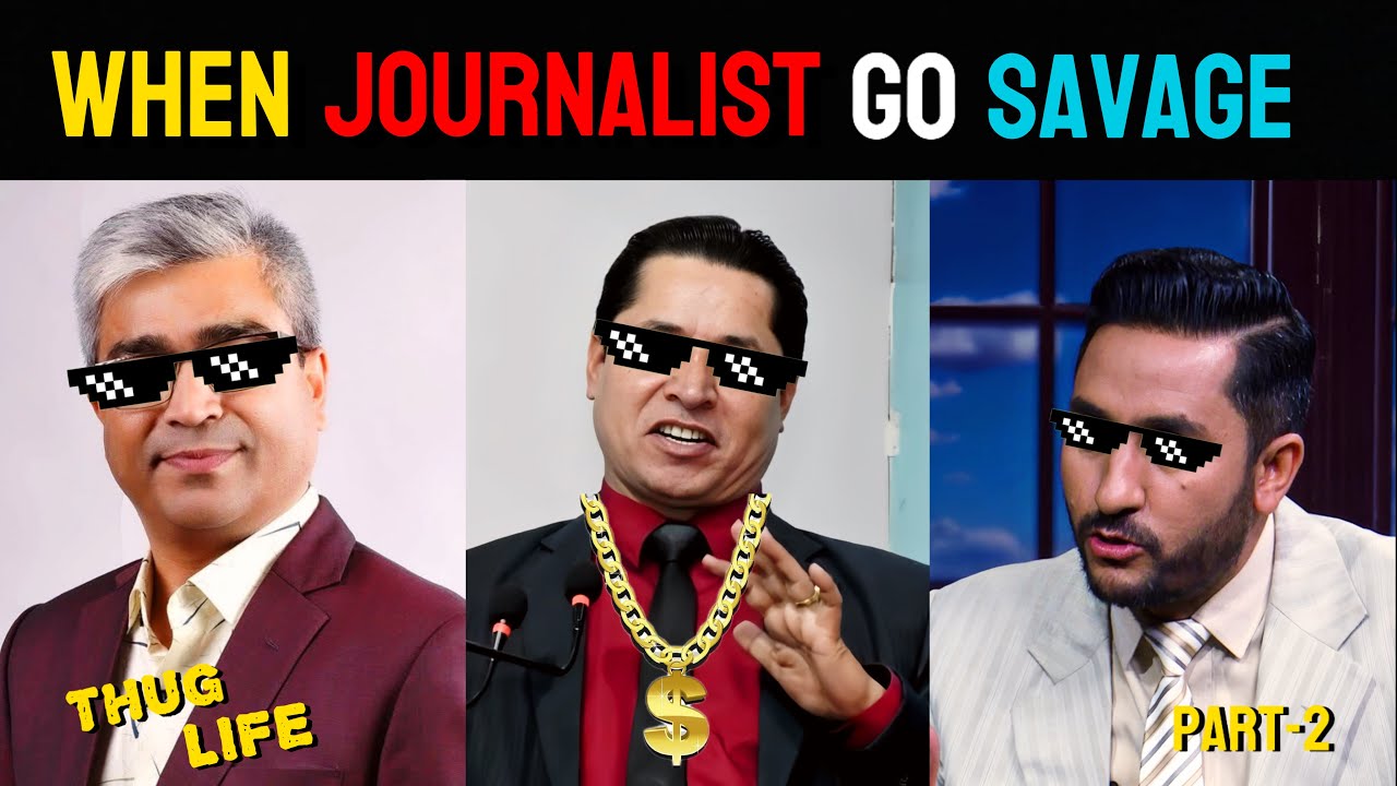 Journalist expose politician | Nepali journalists savage moments | part 2