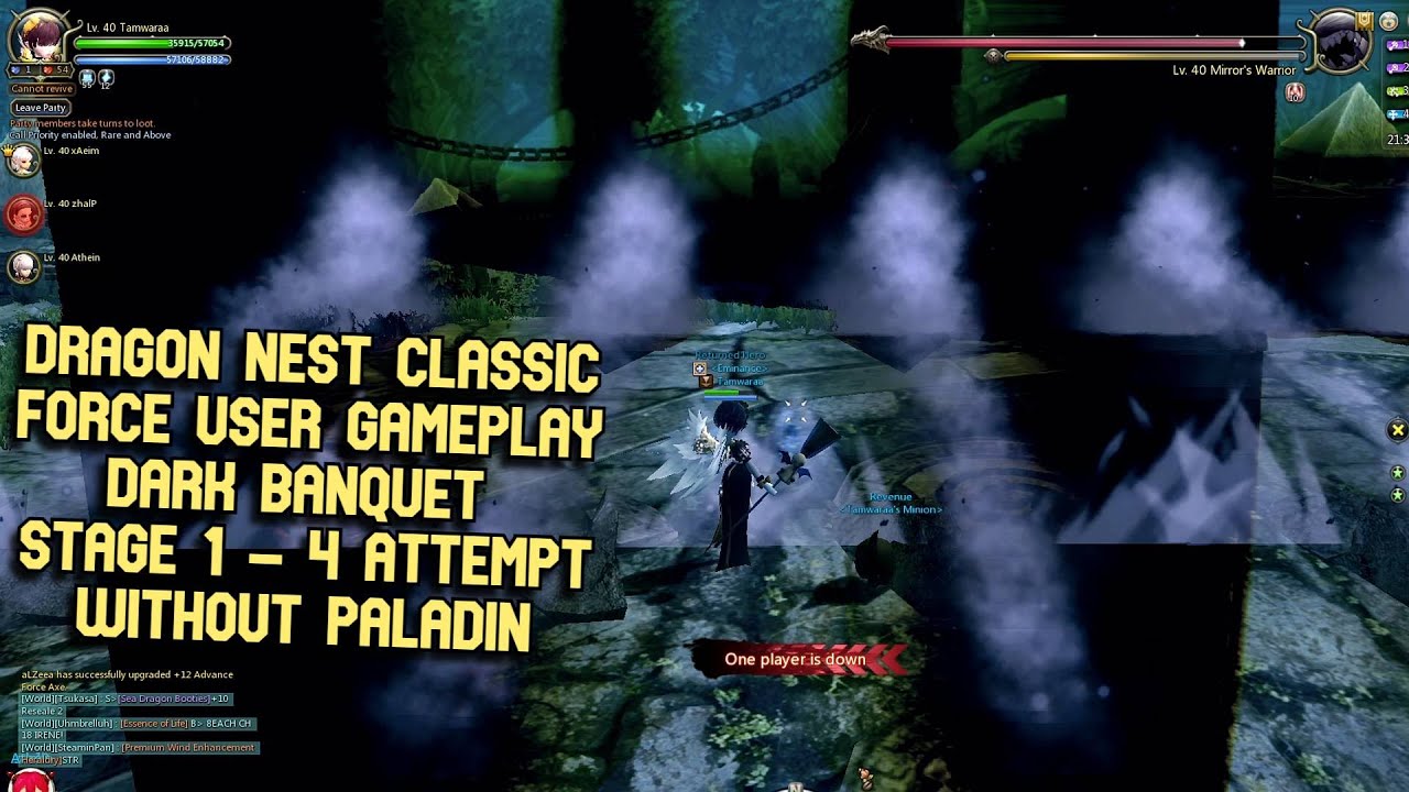 DN Classic Force User Dark Banquet S1 - S4 Attempt Without Paladin