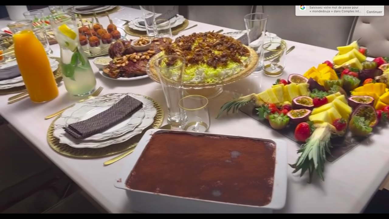 Des Idées de Repas Pour la Table de Aïd Al Fitr
