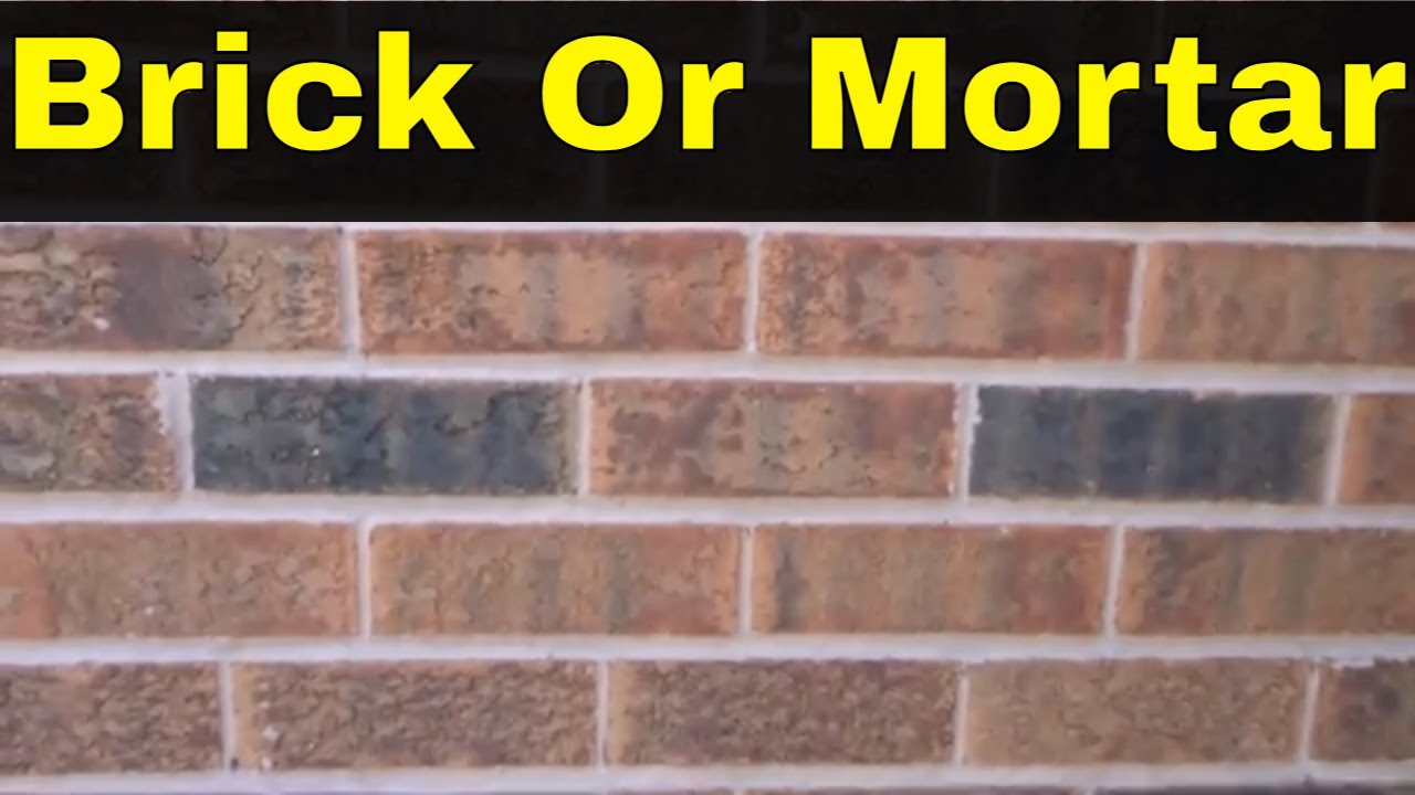Should You Drill Into Brick Or Mortar-Easy Explanation