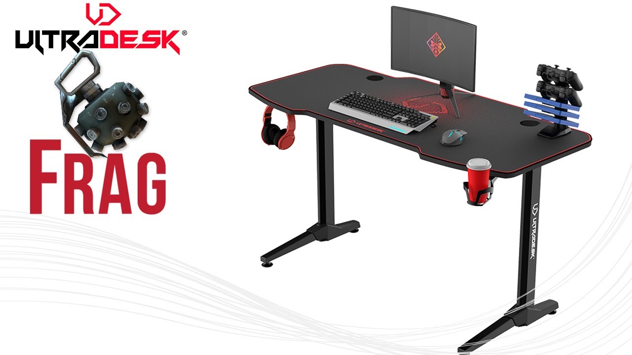 Ultradesk Frag 💣Biurko dla gracza gamingowe / Recenzja 4K