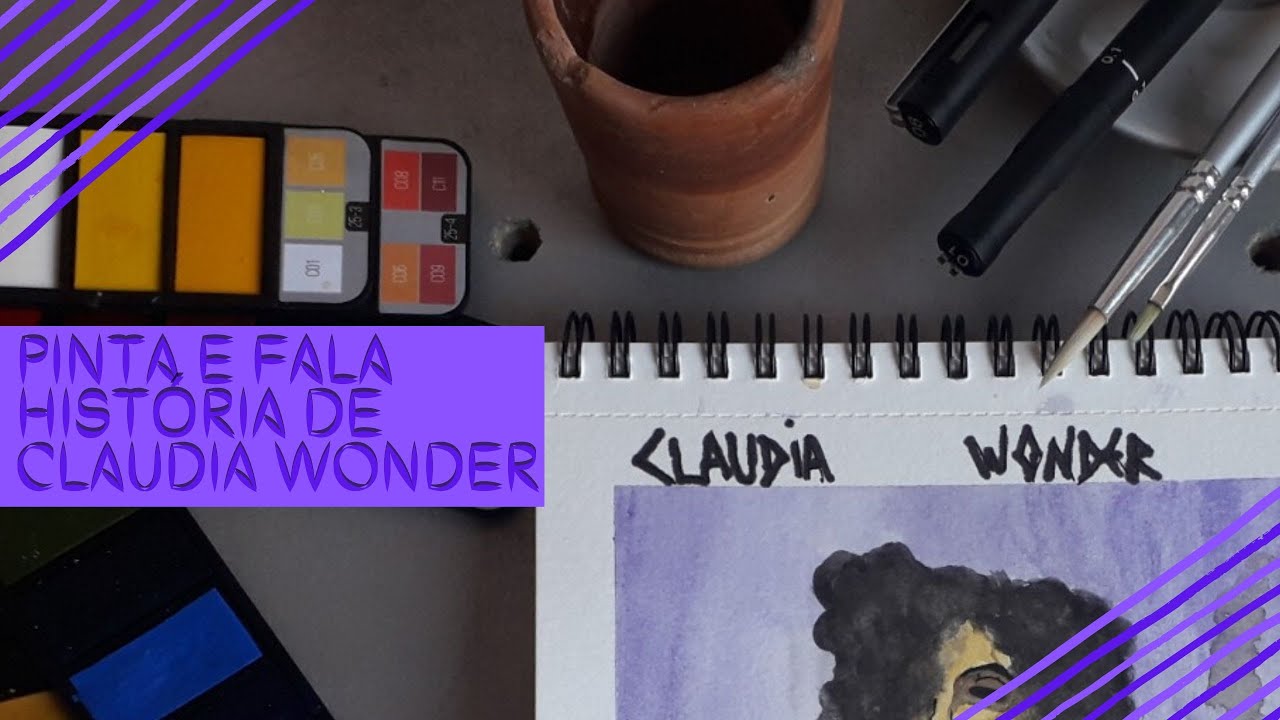 Pinta e Fala | Hist&oacute;ria de Claudia Wonder