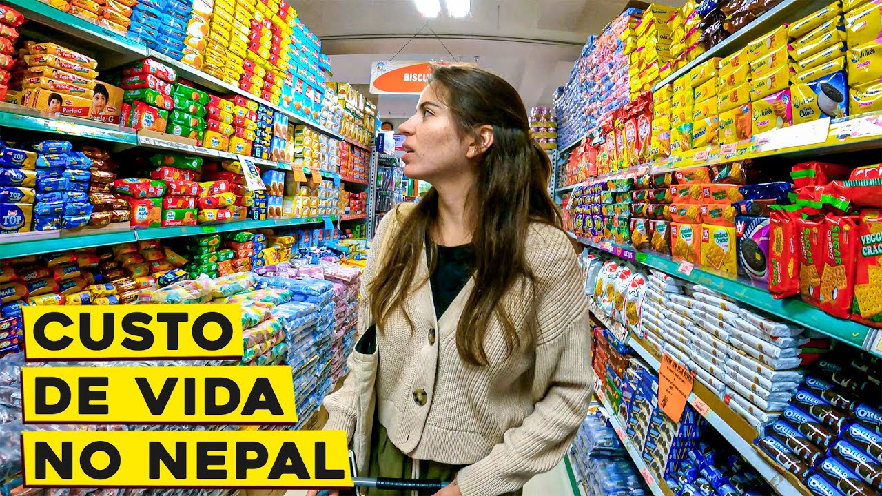 COMO É UM SUPERMERCADO NO NEPAL