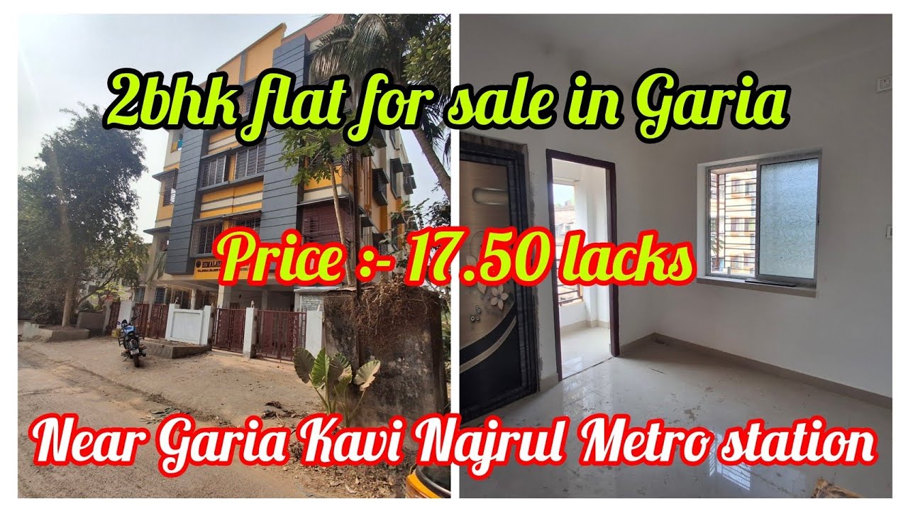 Cheapest 2bhk flat for sale in Garia near garia kavi najrul metro station.