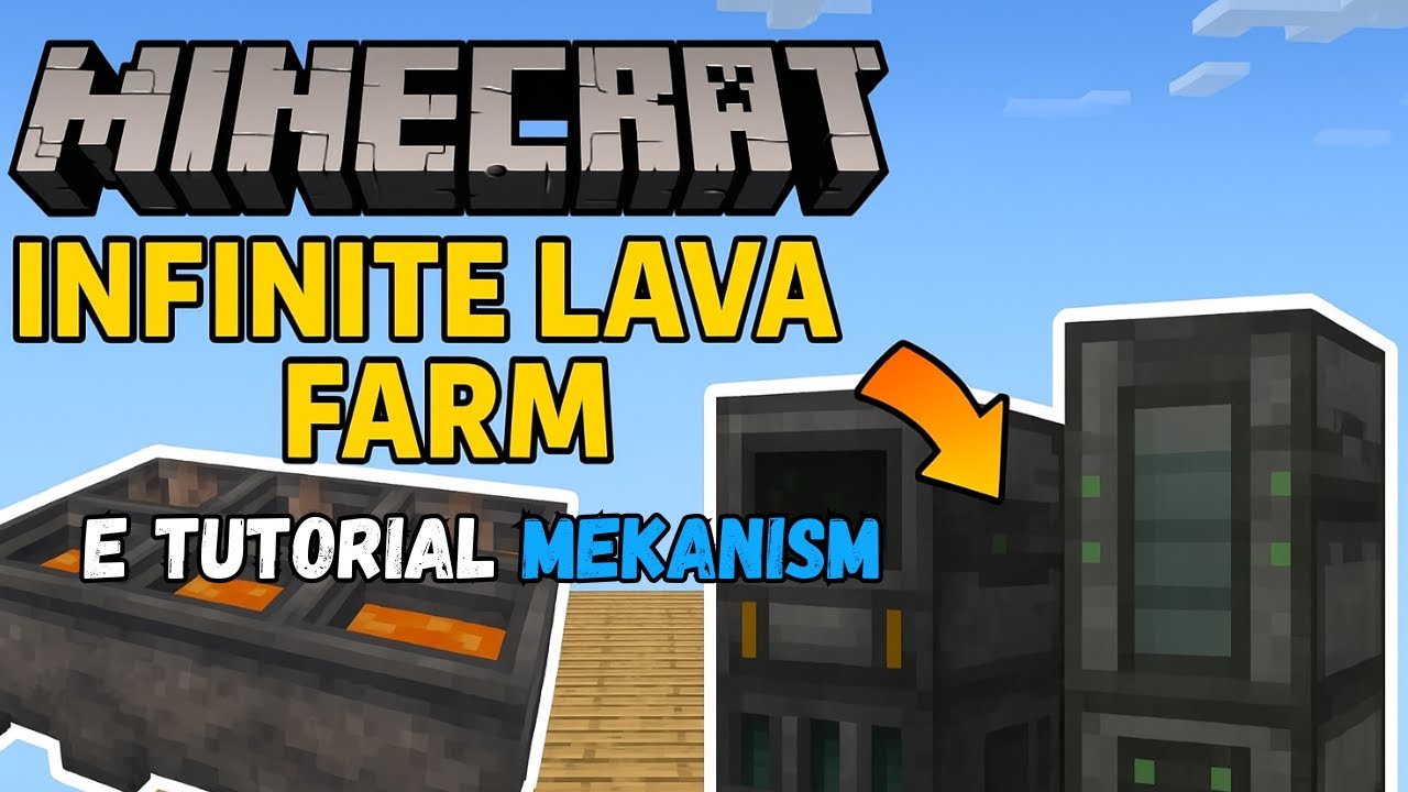 FARM DE LAVA INFINITA E TUTORIAL DO MEKANISM - ATM9: To The Sky EP#2