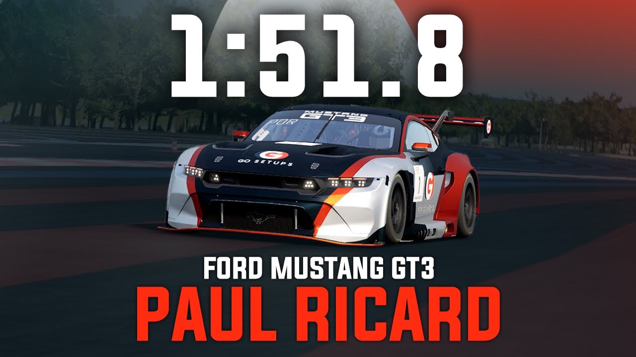 Paul Ricard 1:51.8 - Ford Mustang GT3 - GO Setups | ACC 1.10.2