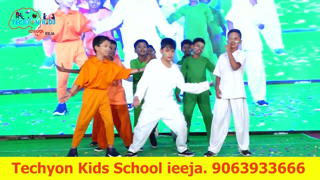 MEME INDIANS KHADGAM SONG | TECHYON KIDS SCHOOL | ANNUAL DAY 2023