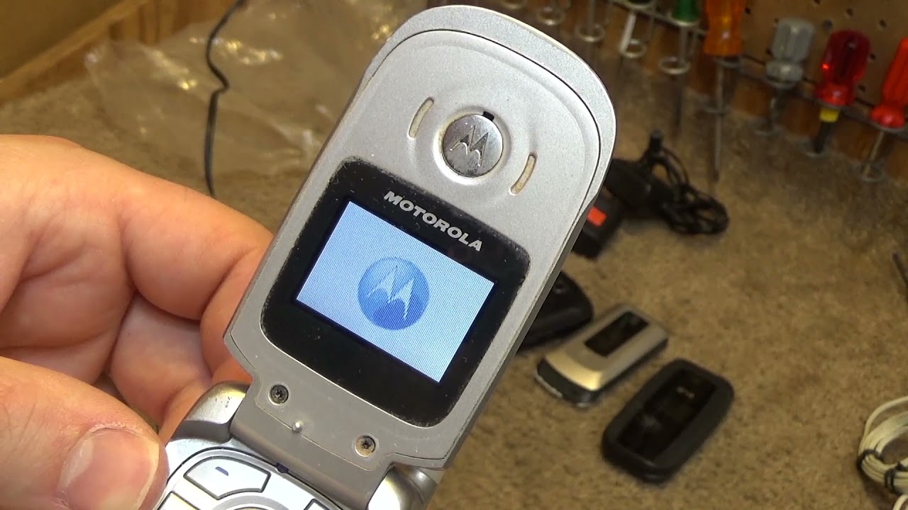 A Look at Some Old Flip Cell Phones