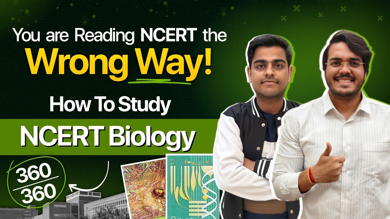 Don't Read NCERT if You Can't Study it this Way 😱| The Correct Way to Study NCERT Bio for 360/360 🔥