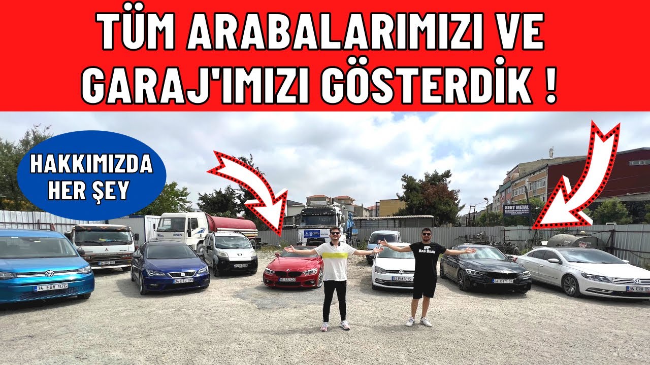 TÜM ARABALARIMIZI VE GARAJIMIZI GÖSTERDİK ! HAKKIMIZDA HER ŞEY